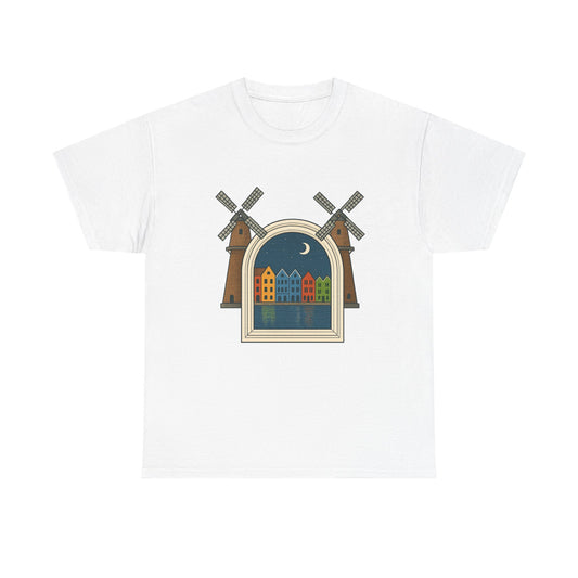 Dutch Canal Windmill Tee