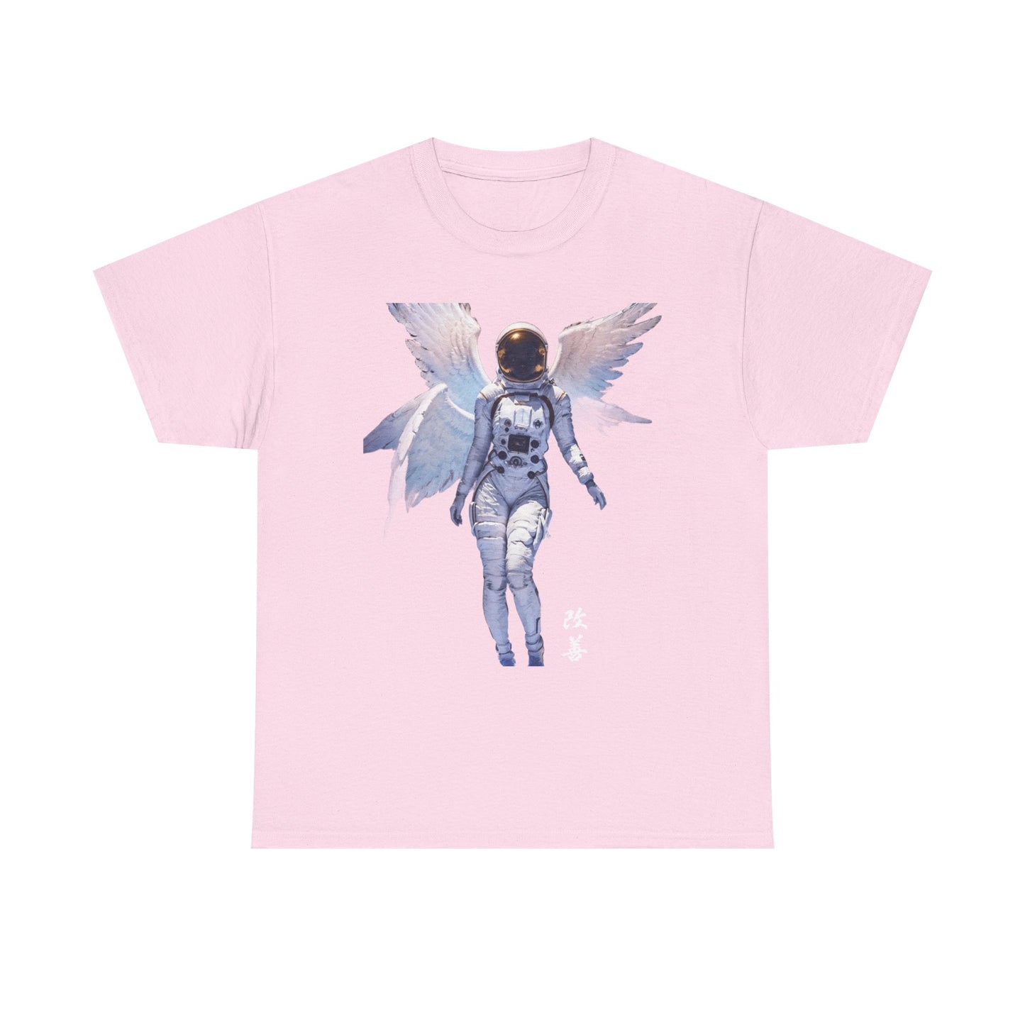 Cosmic Astronaut with wings Unisex Heavy Cotton Tee