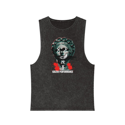 Unisex Stonewash Tank Top: Edgy Streetwear, Summer Essential, Gym Wear, Festival Outfit, Casual Style