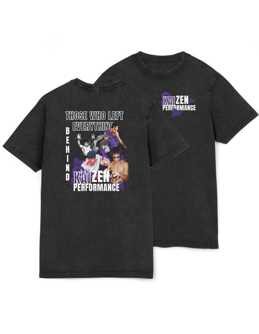 Tee: Kaizen Performance Toji Fushiguro x Bruce Lee Fan Shirt