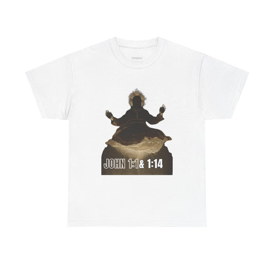 Spiritual Unisex Heavy Cotton Tee, Faith Shirt, Bible Verse Apparel, Religious Graphic Tee, Casual Wear, Christian Gift