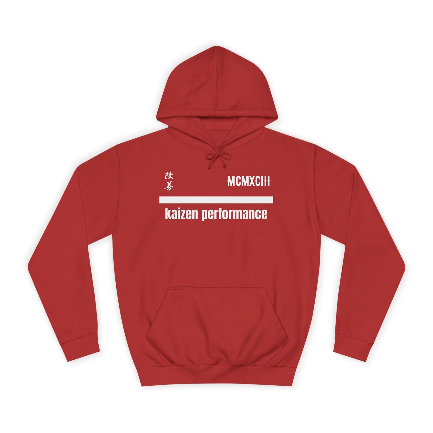 Kaizen Unisex College Hoodie - Kaizen Performance