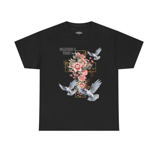 Floral Cross Graphic Tee