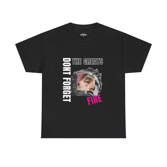 Unisex Graphic Tee - "Don't Forget The Greats" - Trendy Apparel for Music Lovers, Casual Wear, Gift for Friends, Party and Concert Tops