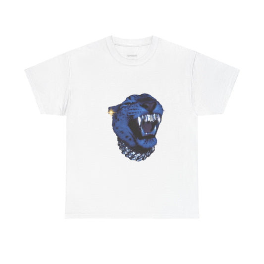 Fierce Panther Graphic Tee, Unisex Heavy Cotton Tee, Wild Animal Shirt, Casual Wear, Gift for Animal Lovers