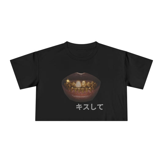 Edgy Graphic Crop Tee