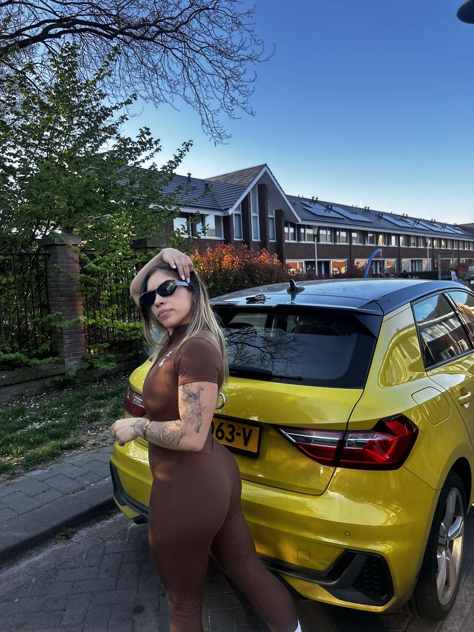 Jumpsuit stretch skinfit