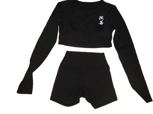 Long sleeve active gymset