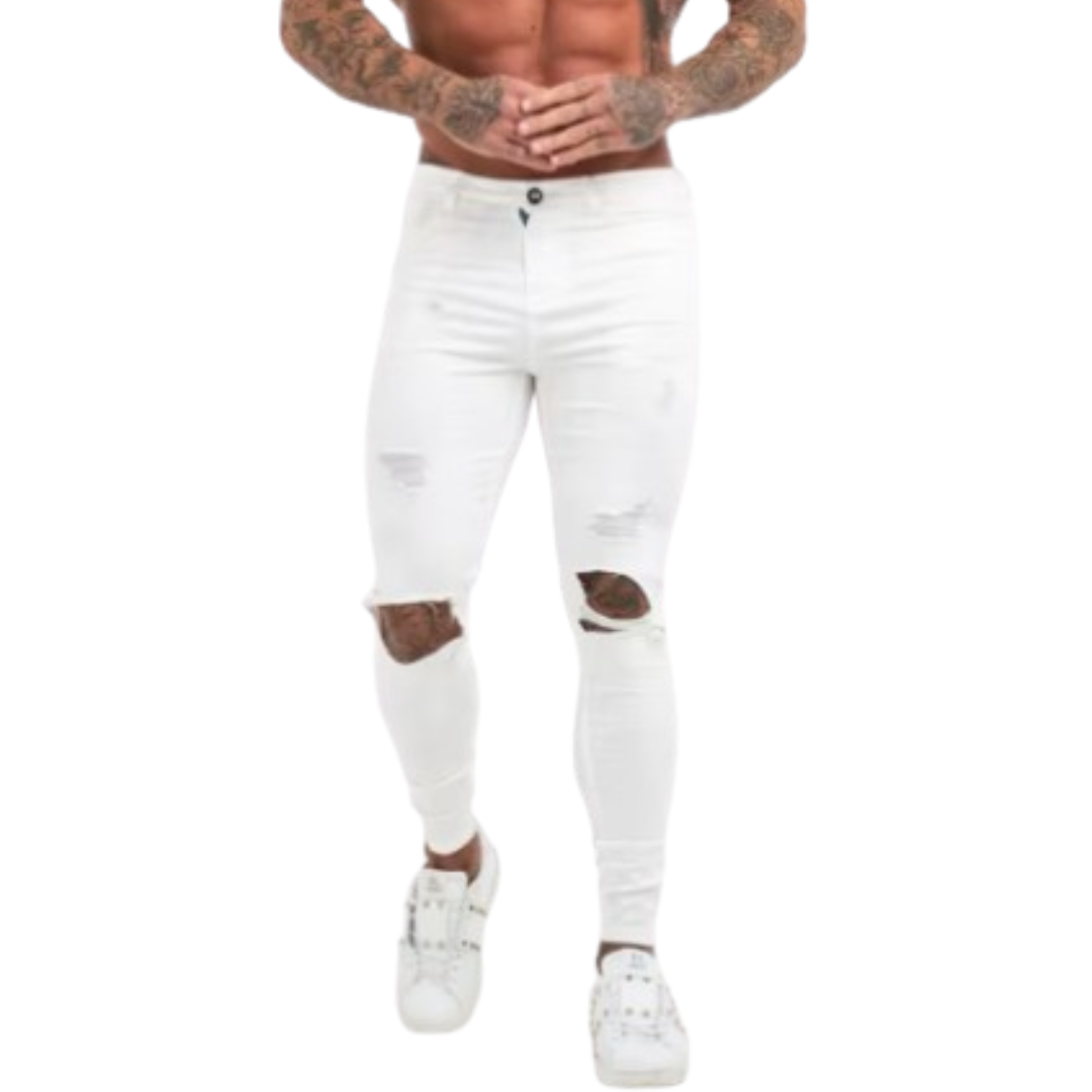 🔥 Men's Classic Stretch Ripped Skinny Jeans 🔥