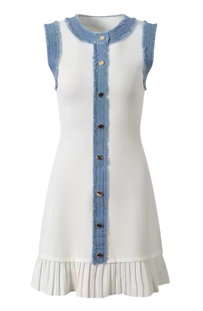 🔥 Sleek & Chic: Slim-Fit Denim Dress 🔥