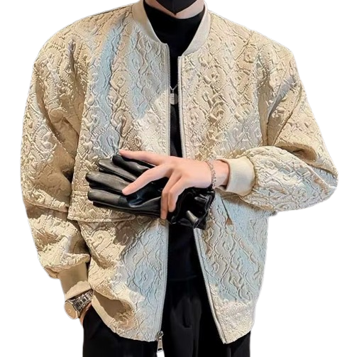 Luxury patern jacket beige