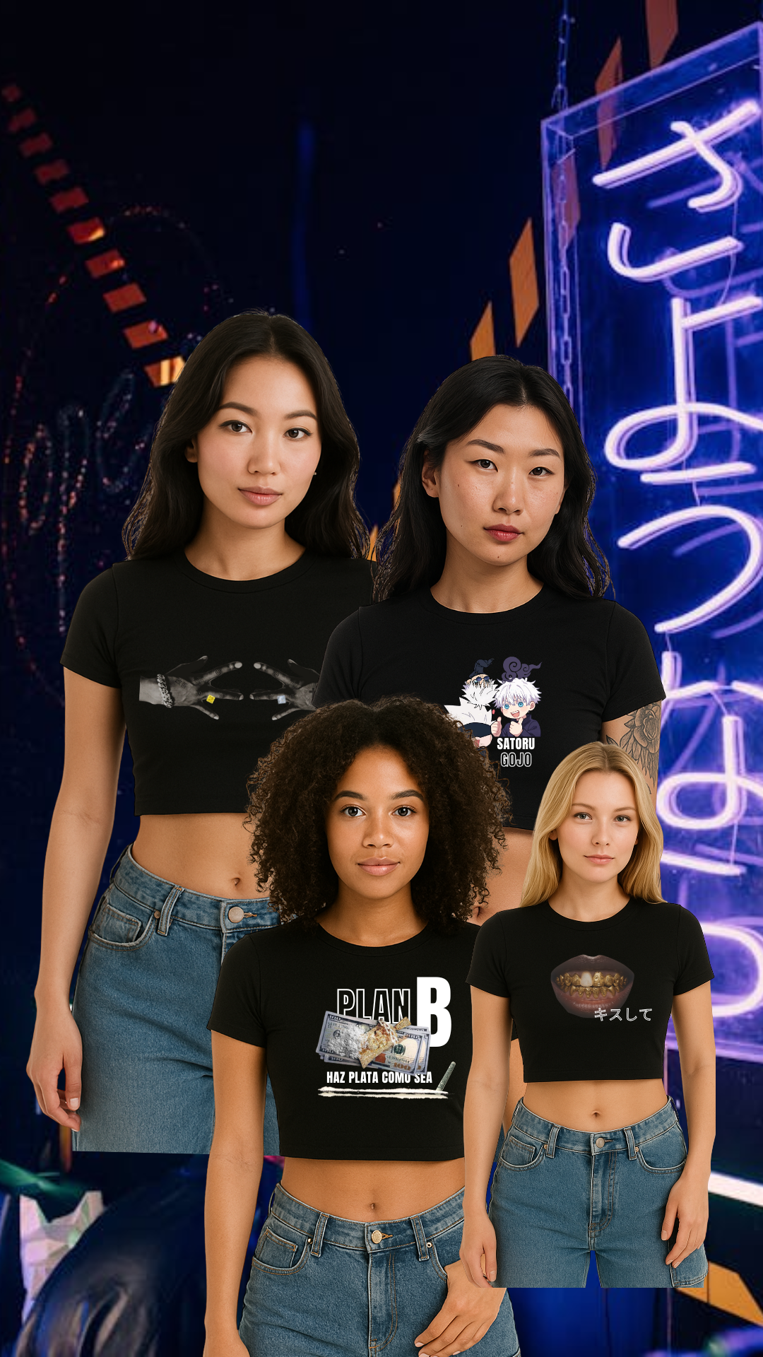 graphic croptops fashion grwm affordable collection kaizenperformance kaizen performance