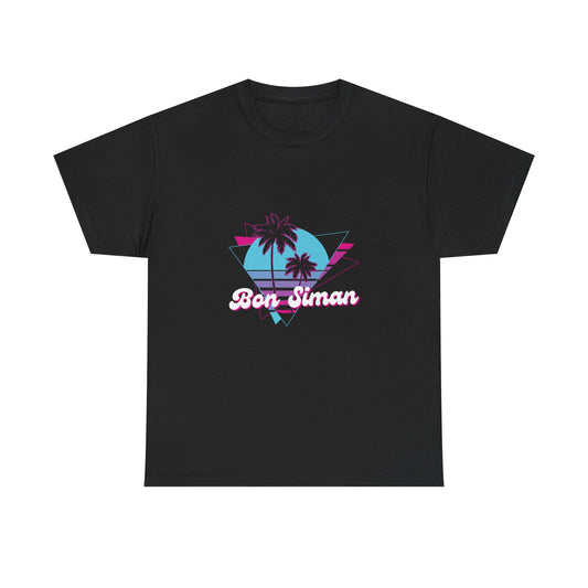 Bon Siman Tropical Palm Trees Unisex Heavy Cotton Tee