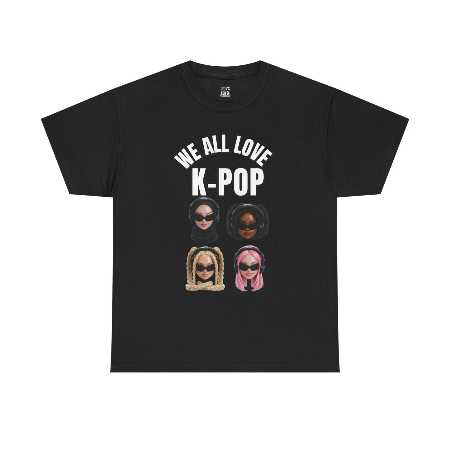 K-Pop Fans Graphic Tee – "We All Love K-POP"
