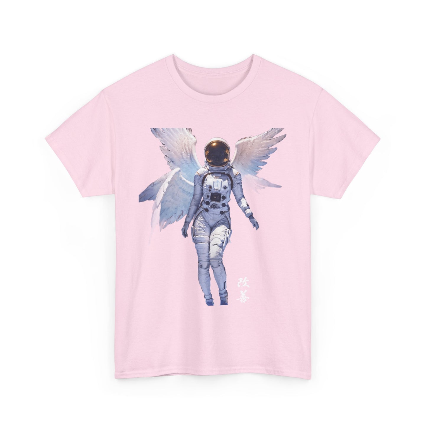 Cosmic Astronaut with wings Unisex Heavy Cotton Tee