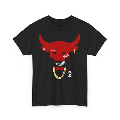 Bold Graphic Heavy Cotton Tee – Unique Streetwear Style with Eye-Catching Design