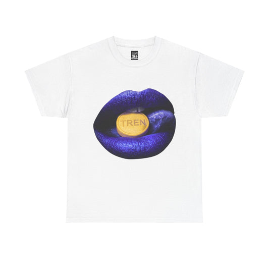Graphic Tee — Blue Lipsz  with 'TREN' Pill