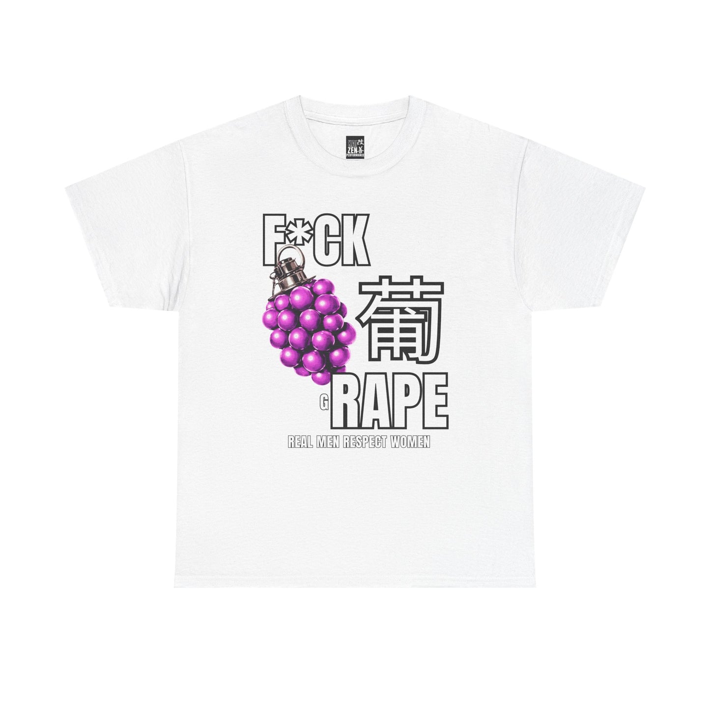 Anti-Rape  "F*CK RAPE" Graphic T-Shirt