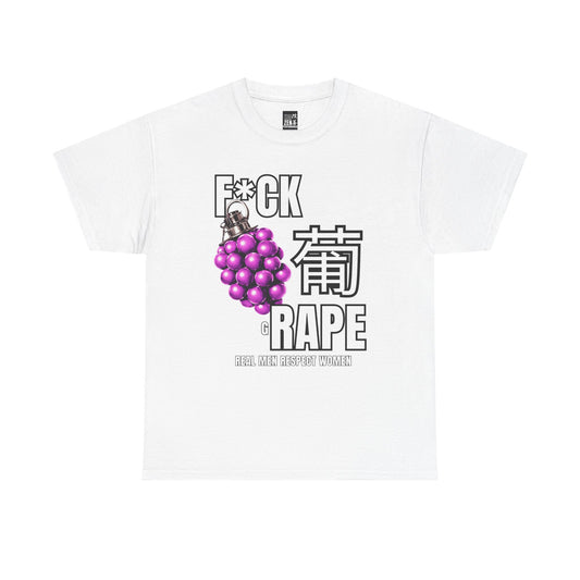 Anti-Rape  "F*CK RAPE" Graphic T-Shirt