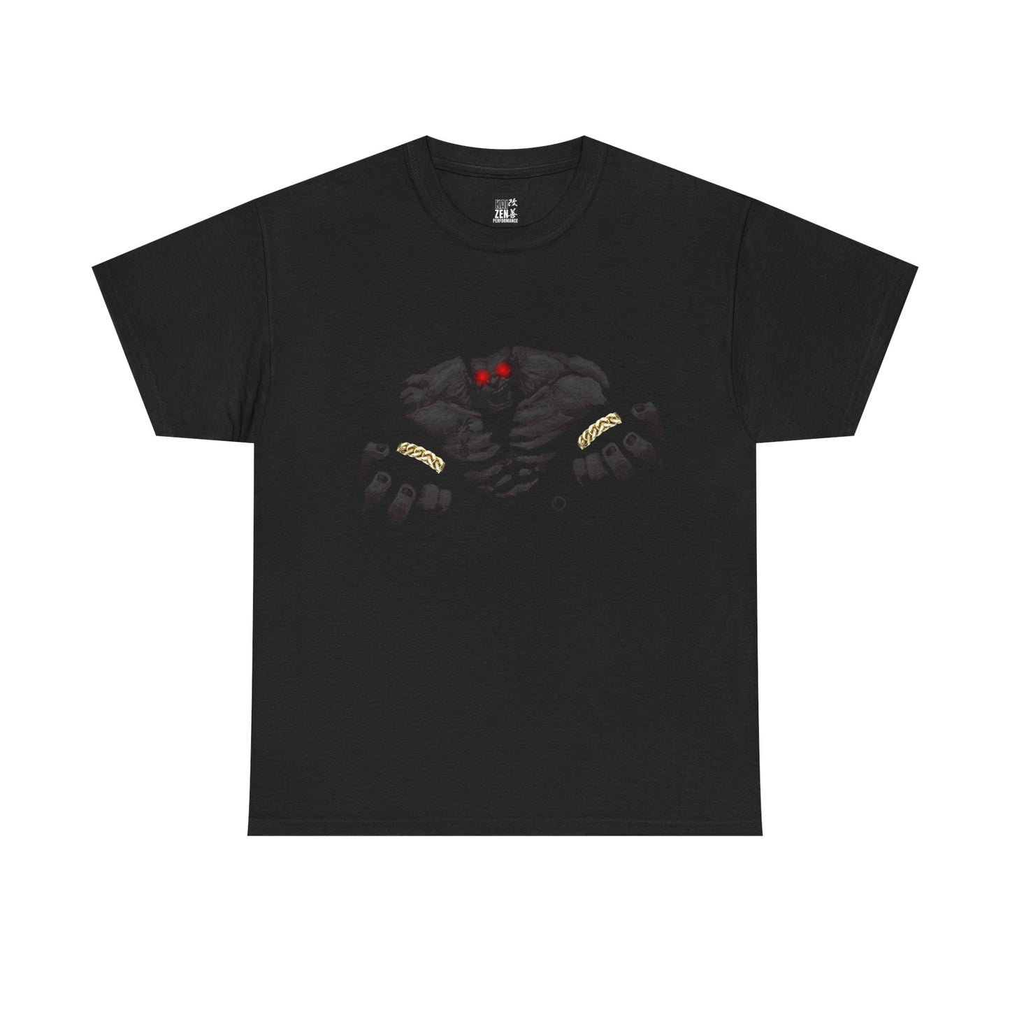 Black inner Demon Hands Graphic Tee — be a beast in the gym or in these streets