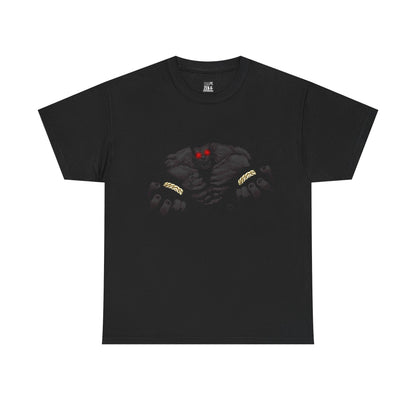 Black inner Demon Hands Graphic Tee — be a beast in the gym or in these streets