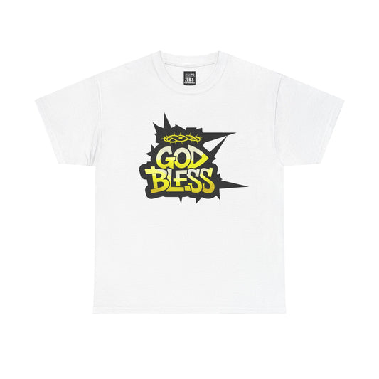 God Bless Graphic Tee — Bold Streetwear Faith T‑Shirt