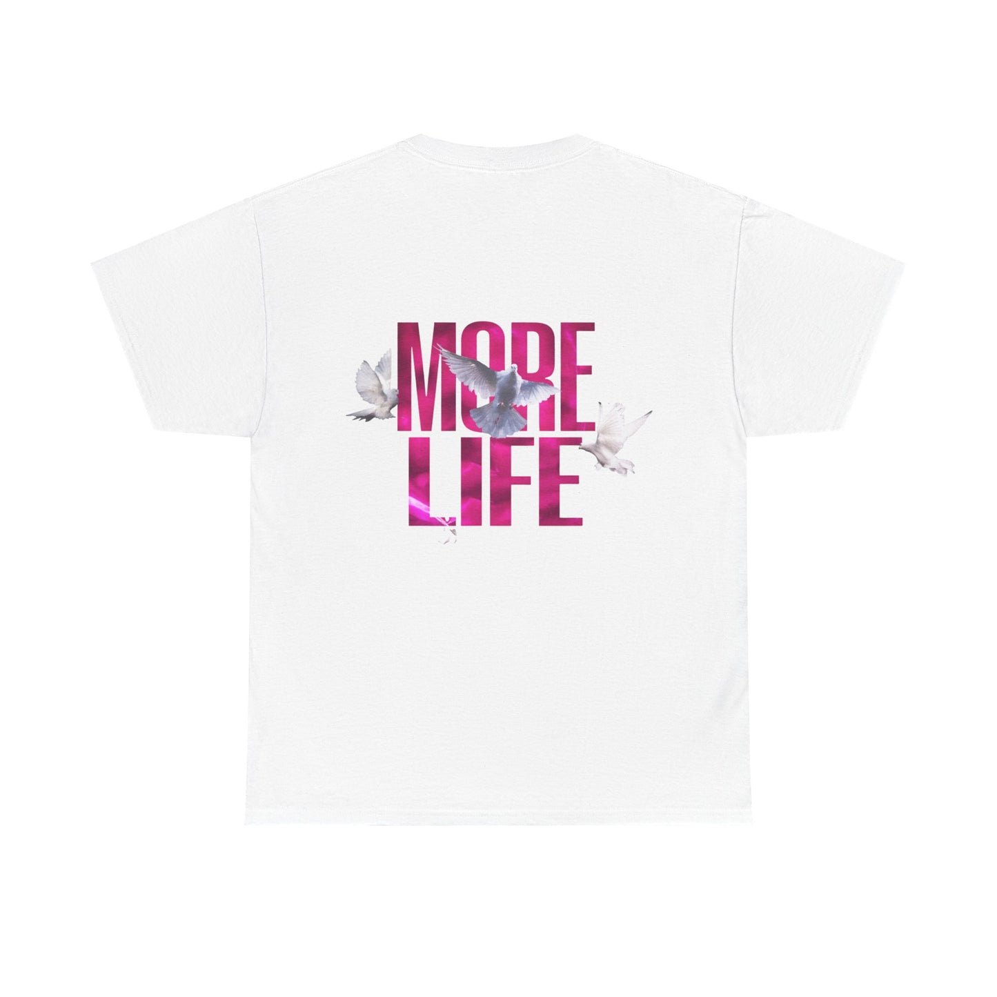 More Life Tee — "YOUR NAME" Personalized White Graphic T-Shirt