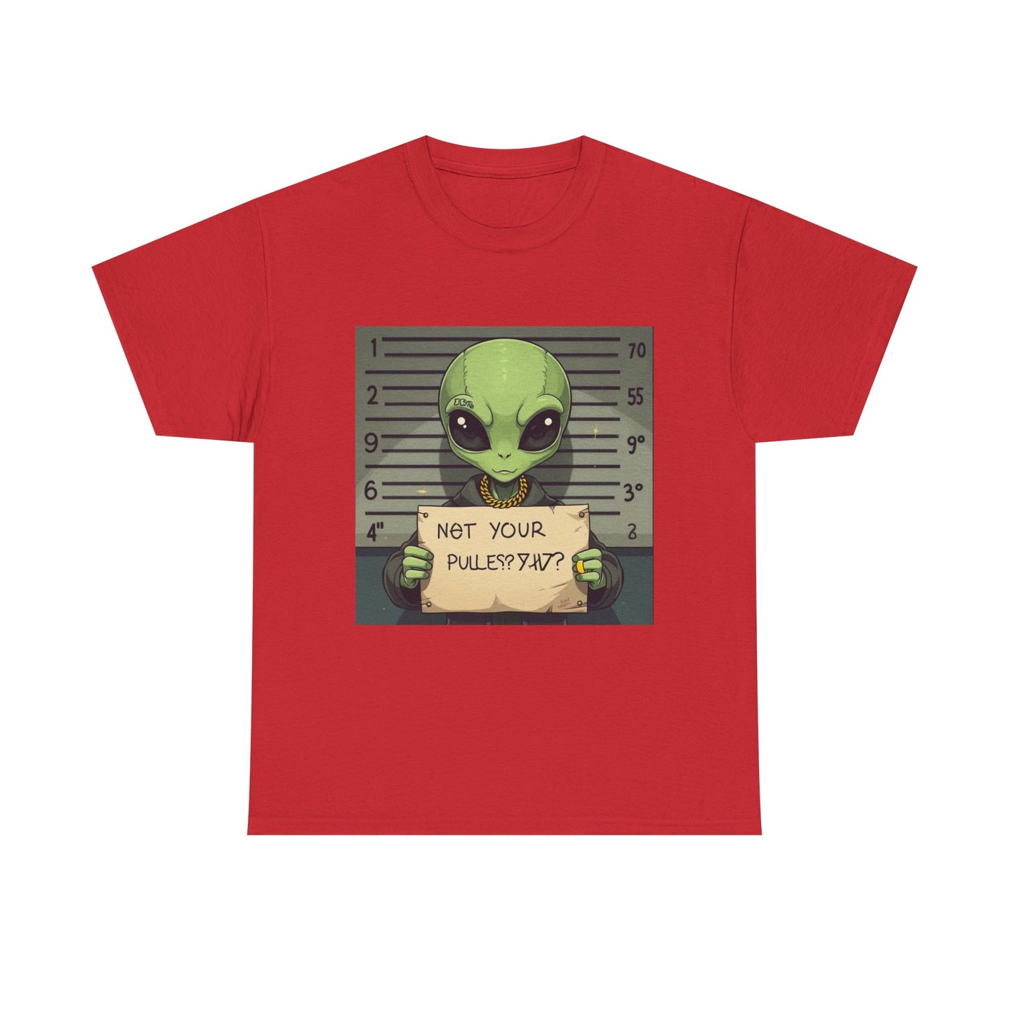 Arrested Alien Unisex Heavy Cotton Tee