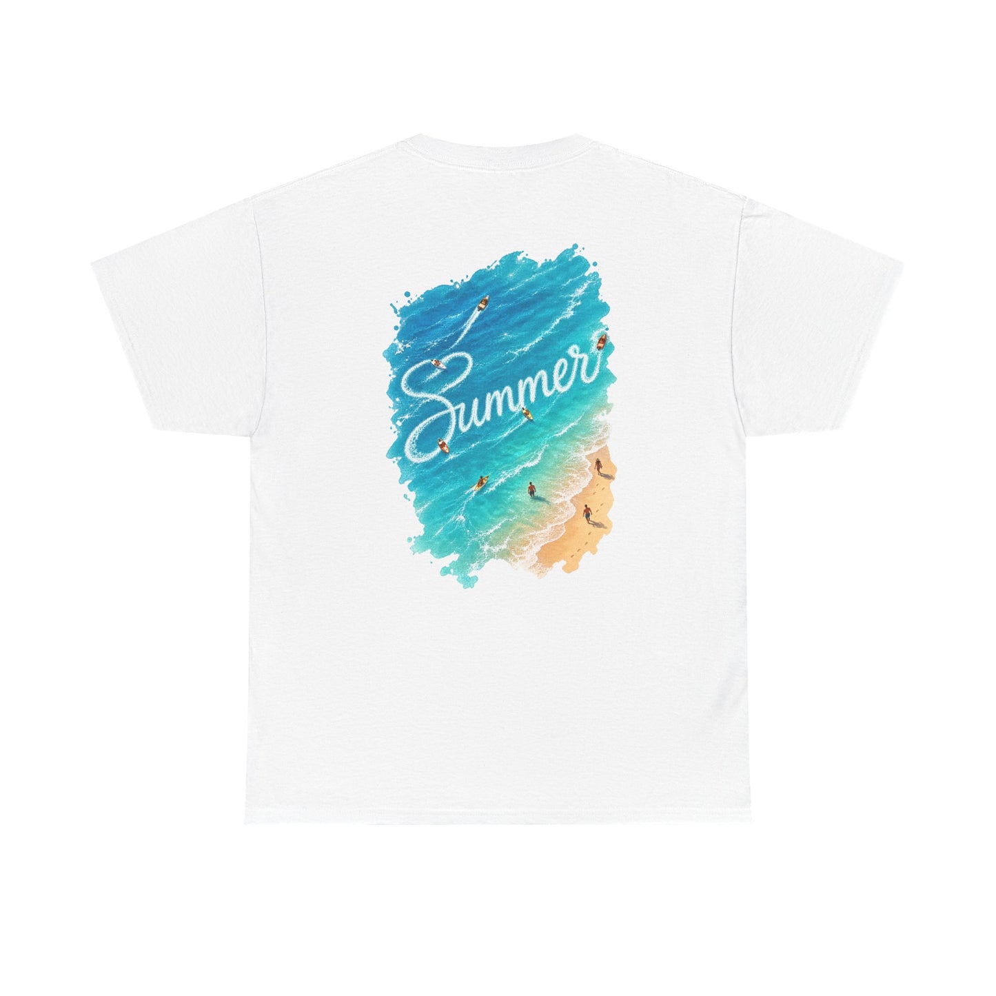 Summer Beach T-Shirt – Ocean Palm Vacation Tee