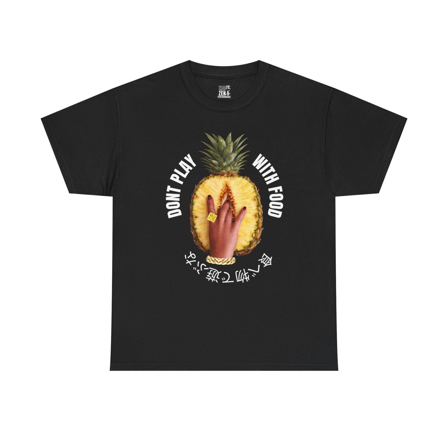 "Don’t Play With Food" Pineapple Hand Graphic Tee