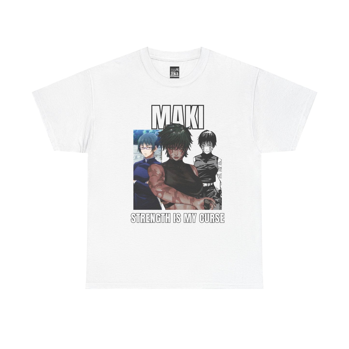 Maki Zenin "Strength Is My Curse" JJK Anime T‑Shirt