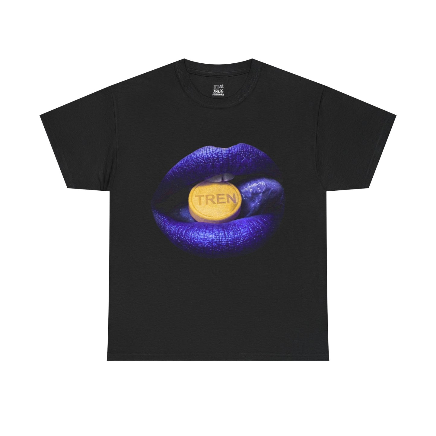 Graphic Tee — Blue Lipsz  with 'TREN' Pill