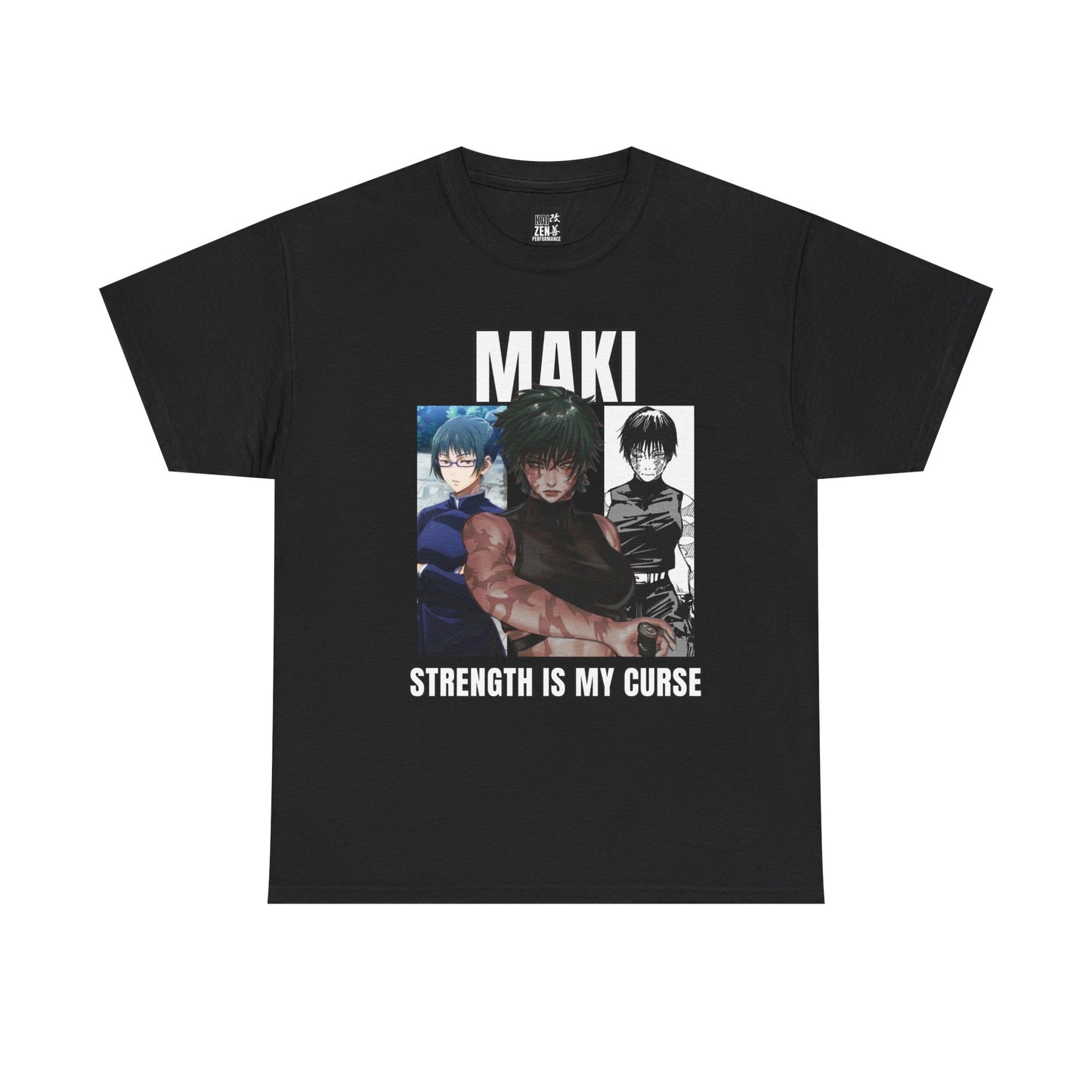 Maki Zenin "Strength Is My Curse" JJK Anime T‑Shirt