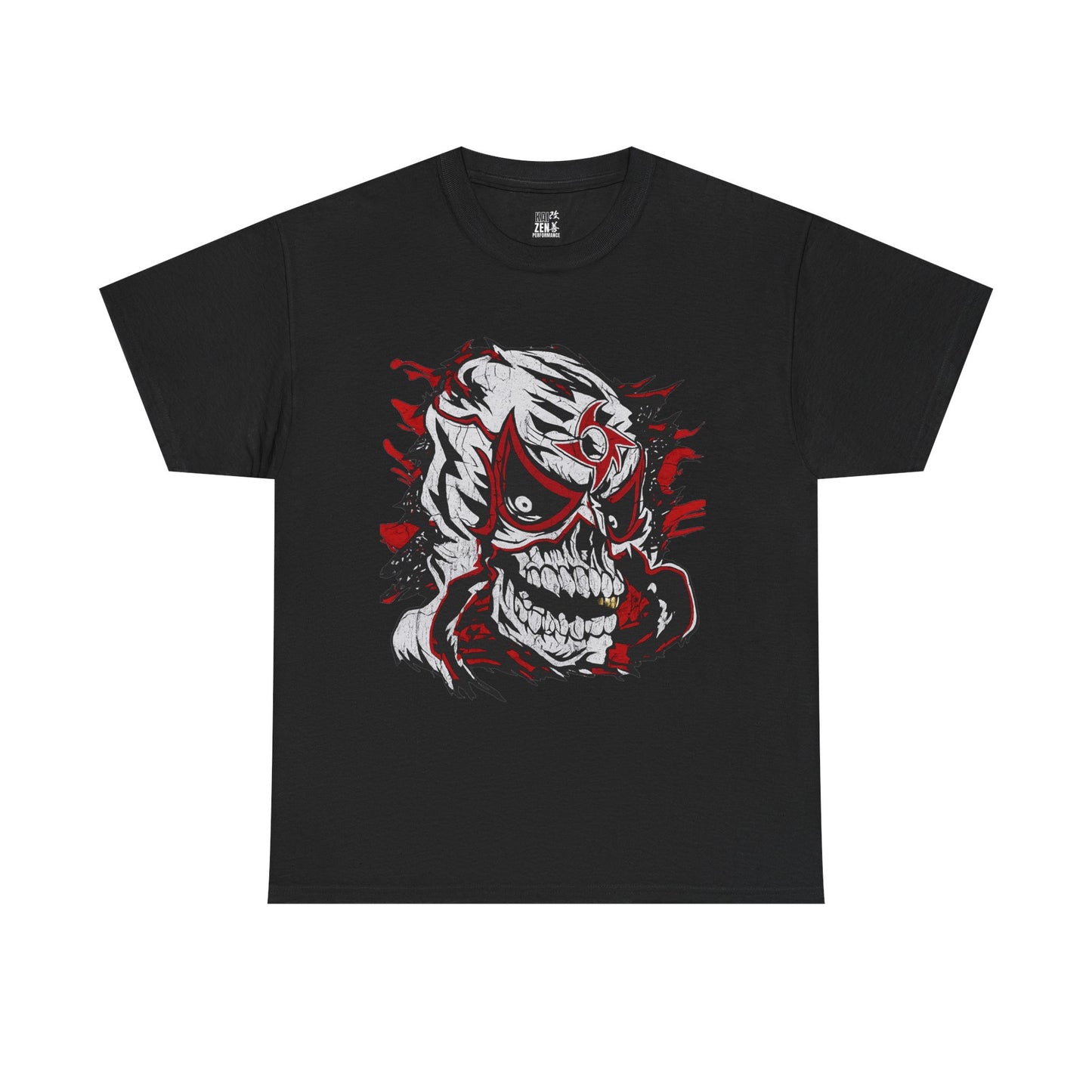 Skull Demon Tee — Red & Black Graphic Horror T-Shirt