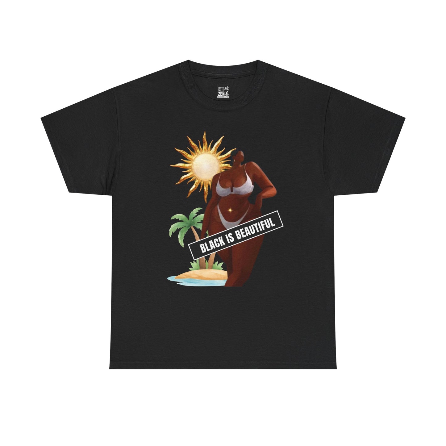 Black Is Beautiful Beach Tee