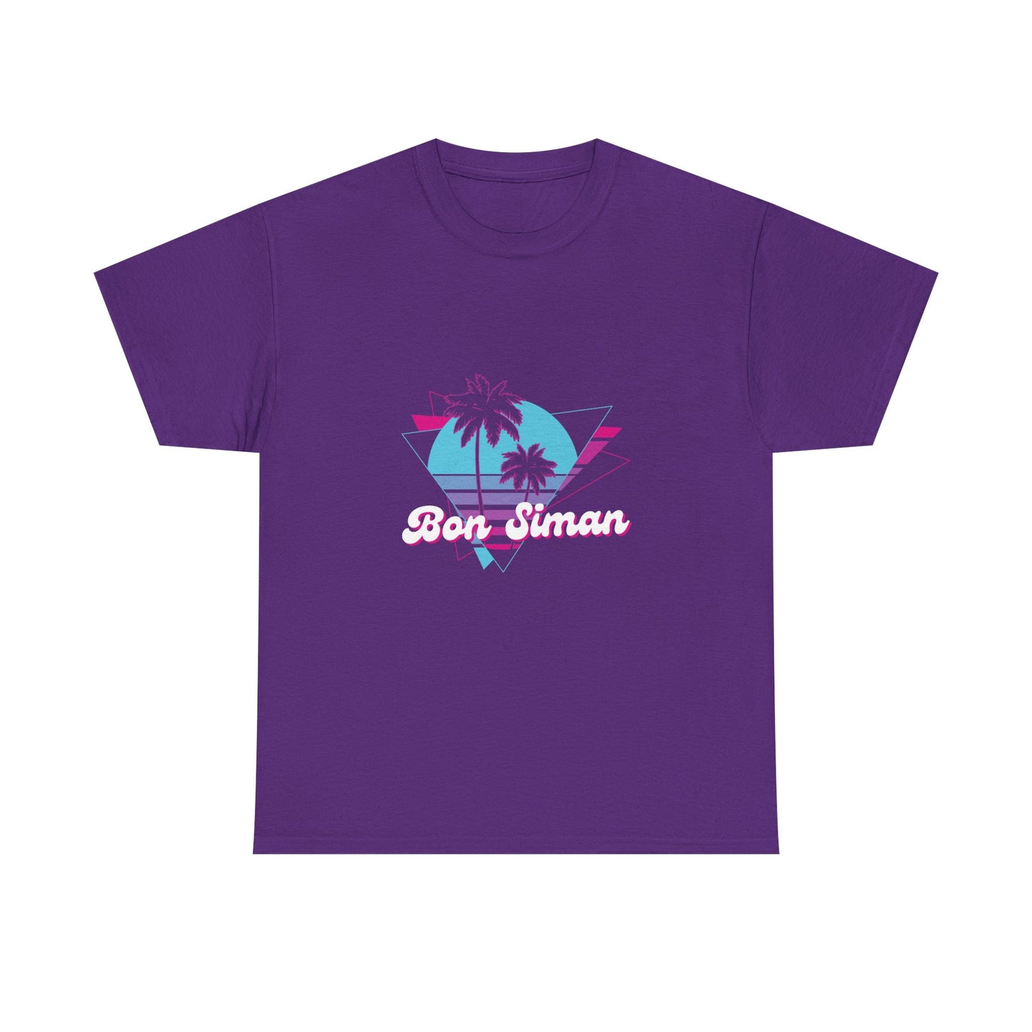 Bon Siman Tropical Palm Trees Unisex Heavy Cotton Tee