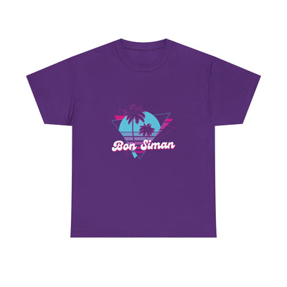 Bon Siman Tropical Palm Trees Unisex Heavy Cotton Tee