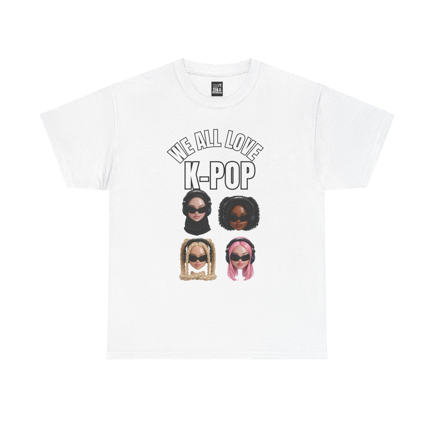 K-Pop Fans Graphic Tee – "We All Love K-POP"