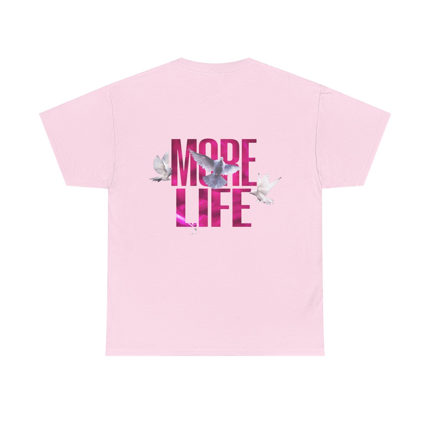 More Life Tee — "YOUR NAME" Personalized White Graphic T-Shirt