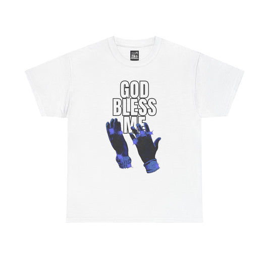 God Bless Me T-Shirt — Religious Graphic Tee with Praying Hands