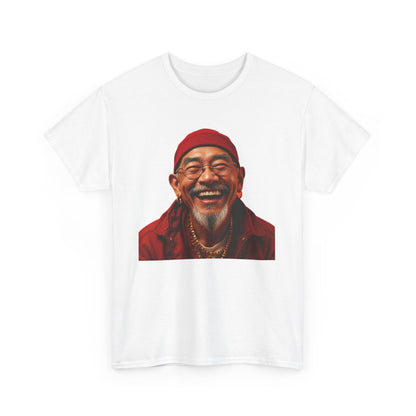 Smiling hiphop sensei Unisex Heavy Cotton Tee