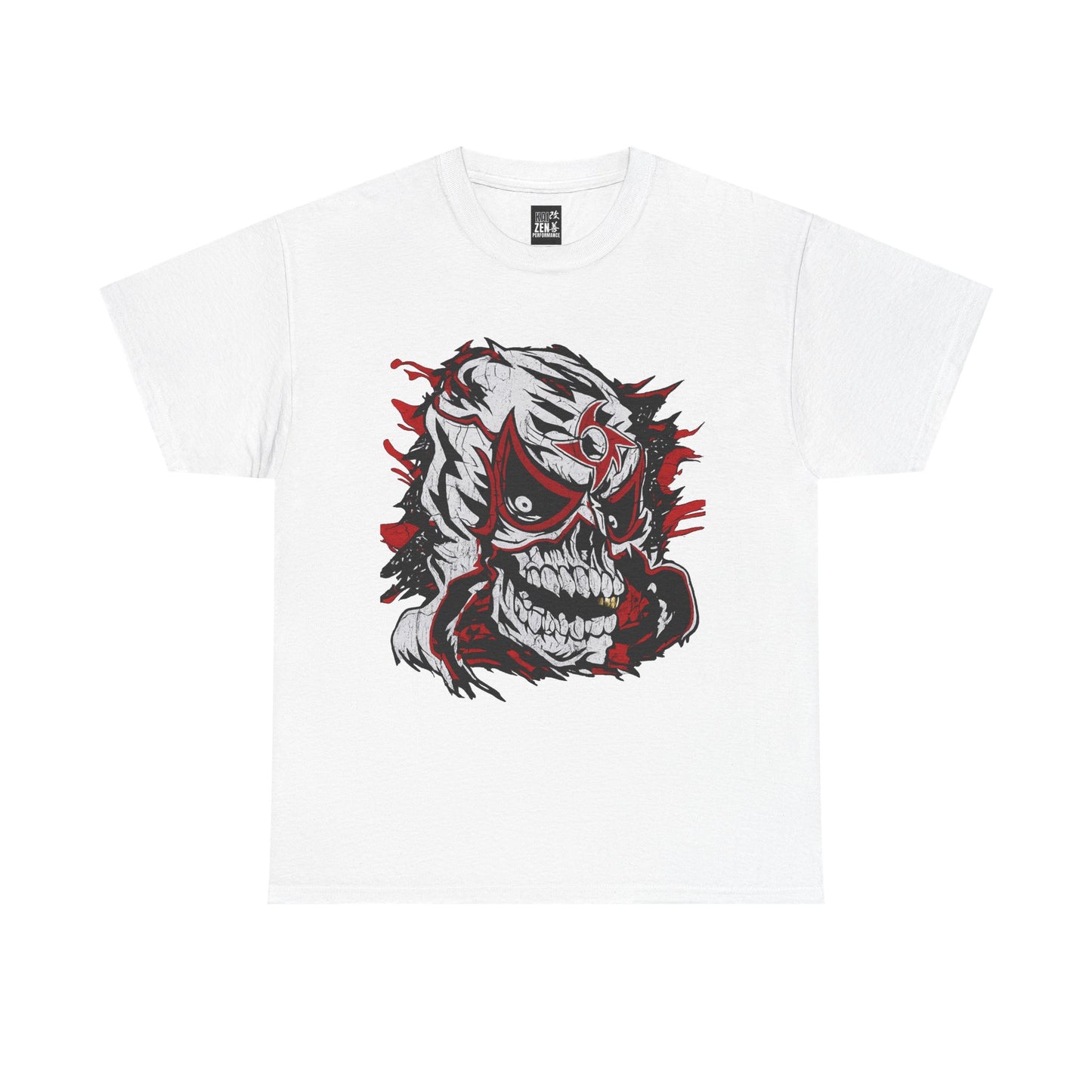 Skull Demon Tee — Red & Black Graphic Horror T-Shirt