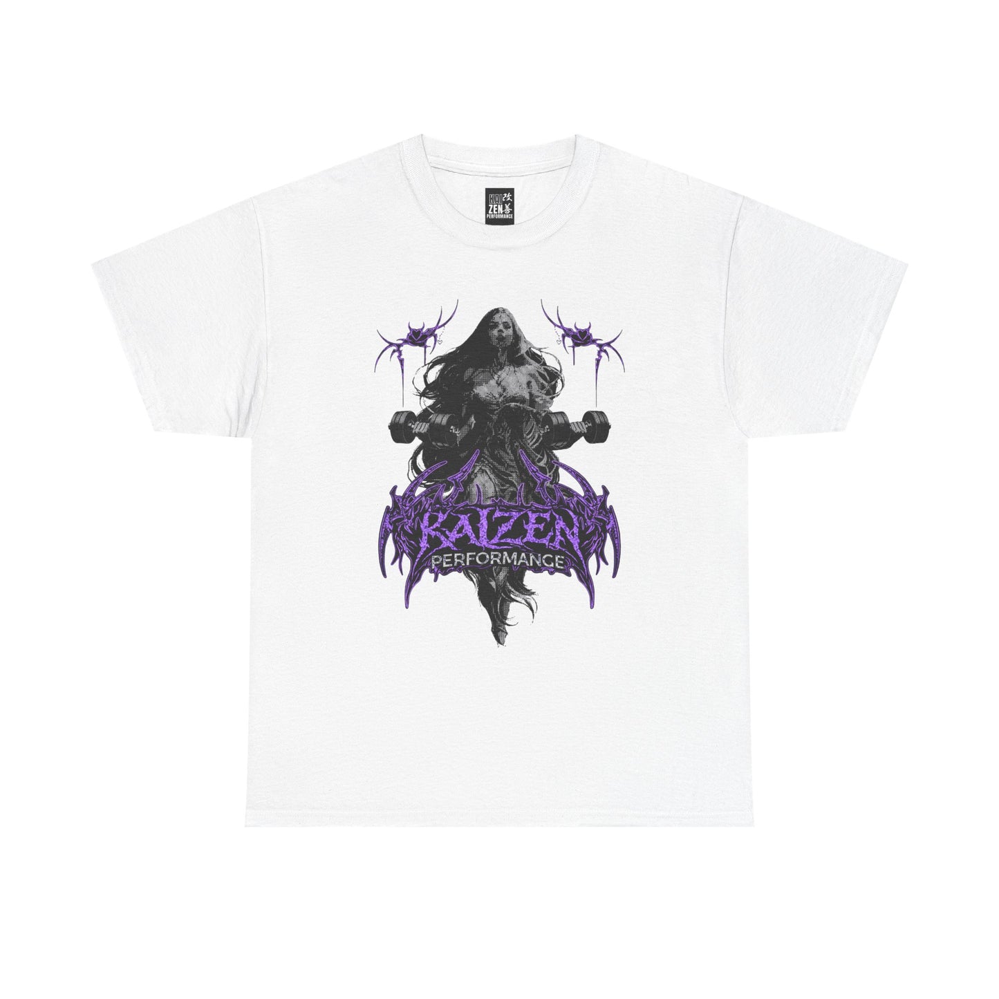 Iron Gym Maiden  Graphic Tee — Gothic Fitness Shirt