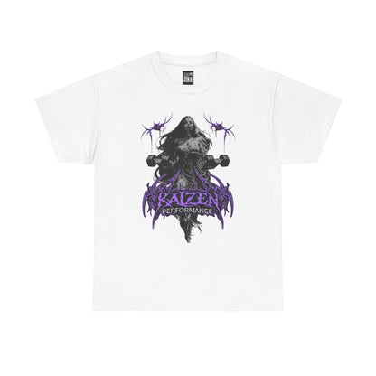 Iron Gym Maiden  Graphic Tee — Gothic Fitness Shirt