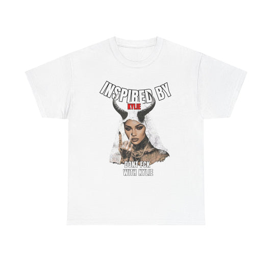 Graphic Tee — "Inspired by the" Horned Portrait Design