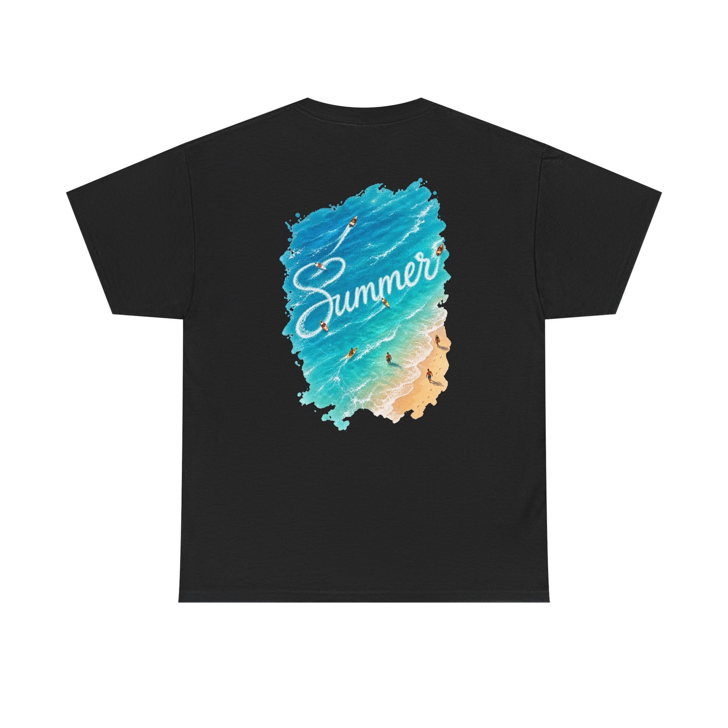 Summer Beach T-Shirt – Ocean Palm Vacation Tee