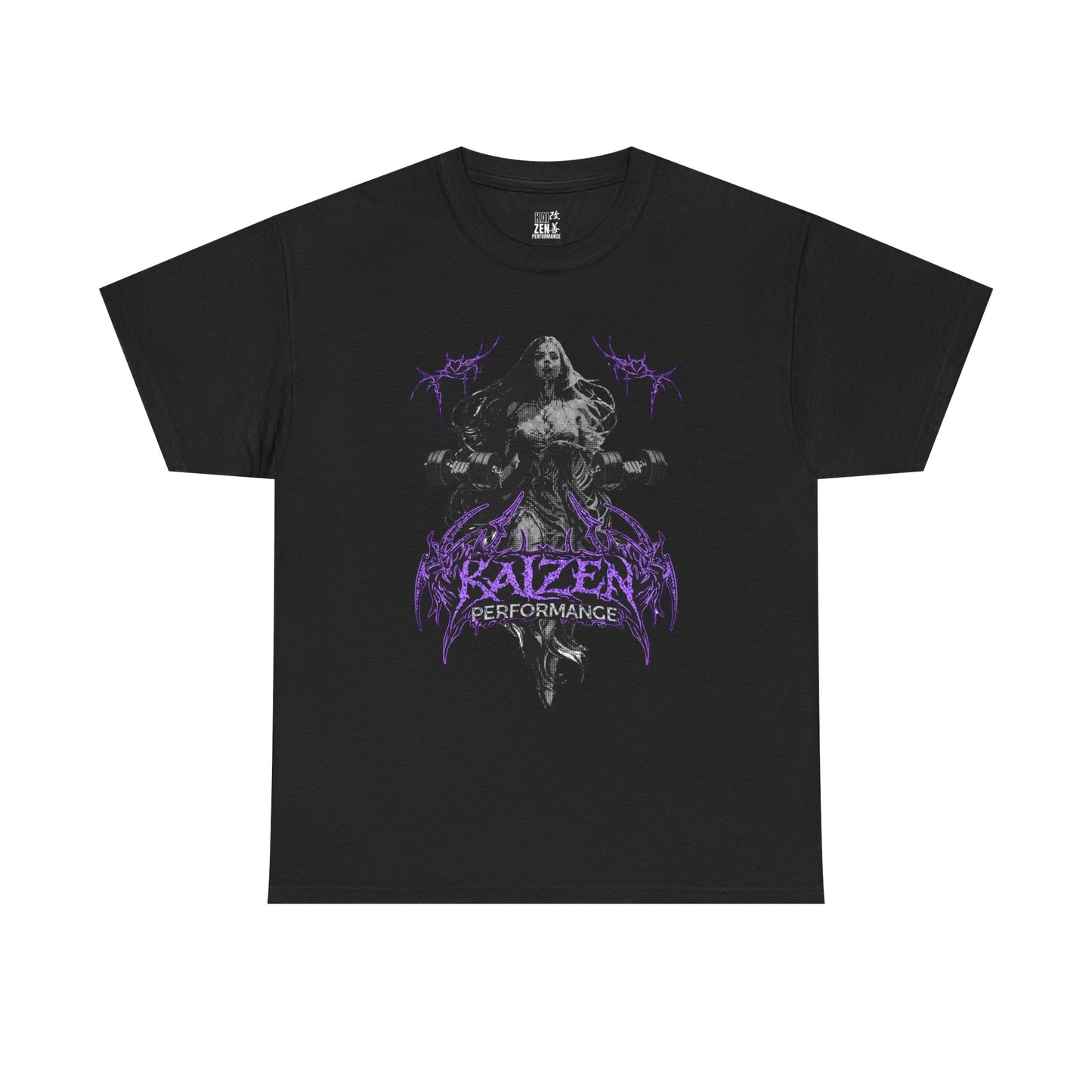 Iron Gym Maiden  Graphic Tee — Gothic Fitness Shirt