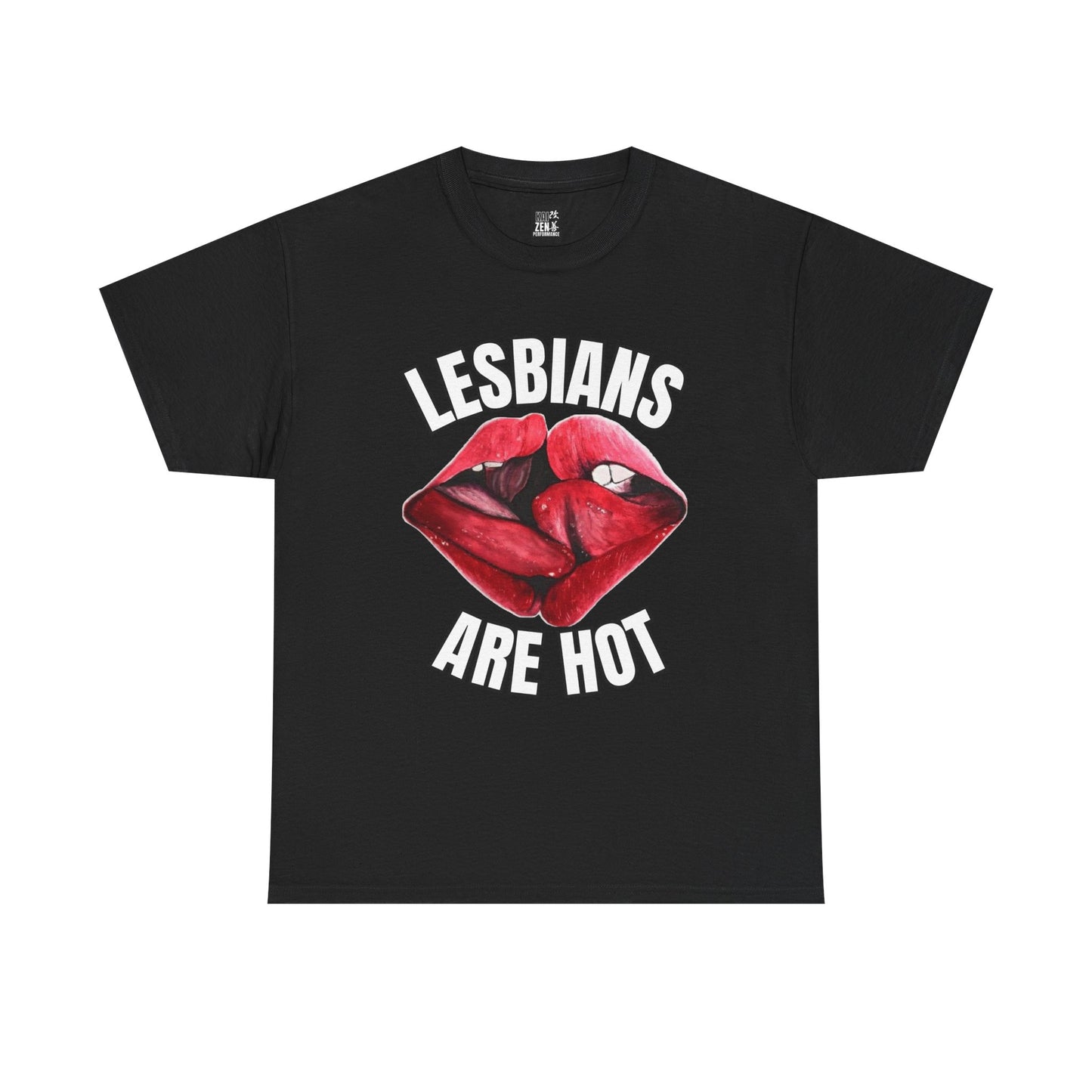 Lesbians Are Hot Tee — Red Lips sexy T-Shirt