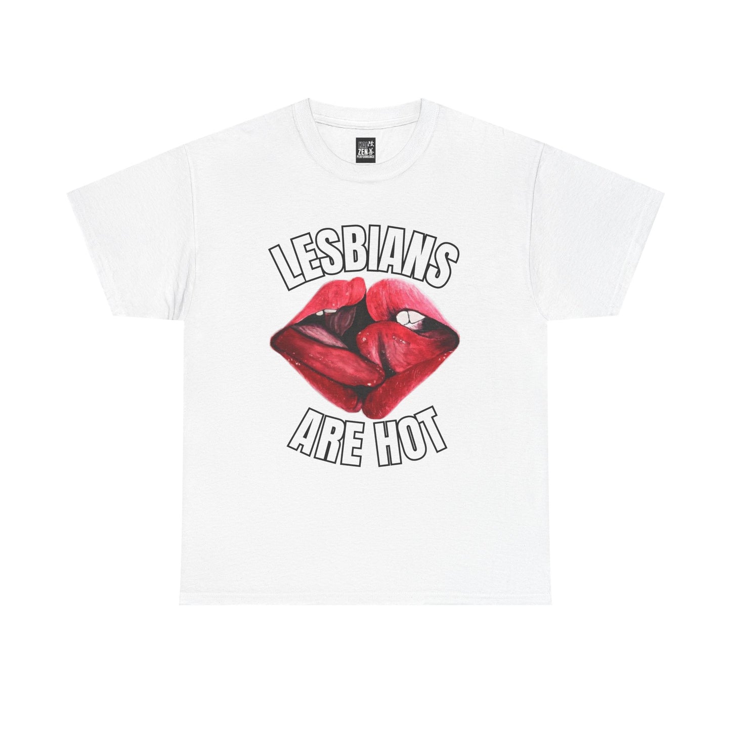 Lesbians Are Hot Tee — Red Lips sexy T-Shirt