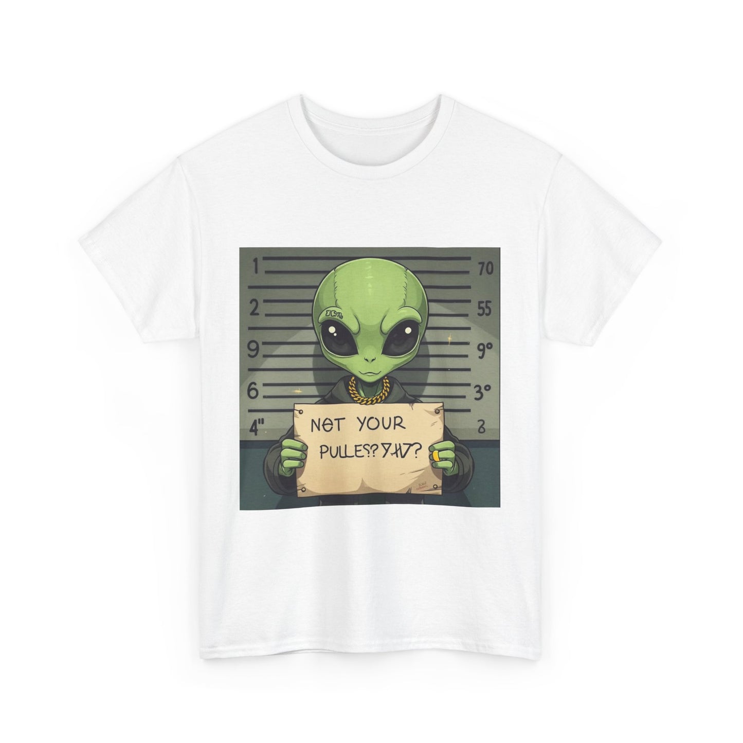Arrested Alien Unisex Heavy Cotton Tee